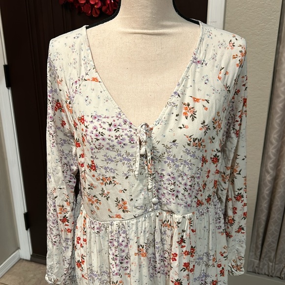 AE Boho Baby Doll Floral Dress - Picture 2 of 12